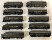 10 HO Train Engines/Train Cars-ROCO,Walthers