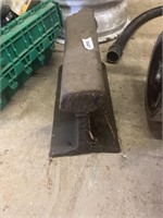 12" RR track piece for an anvil