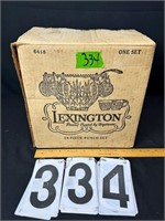 Lexington punch bowl & 8 Glasses