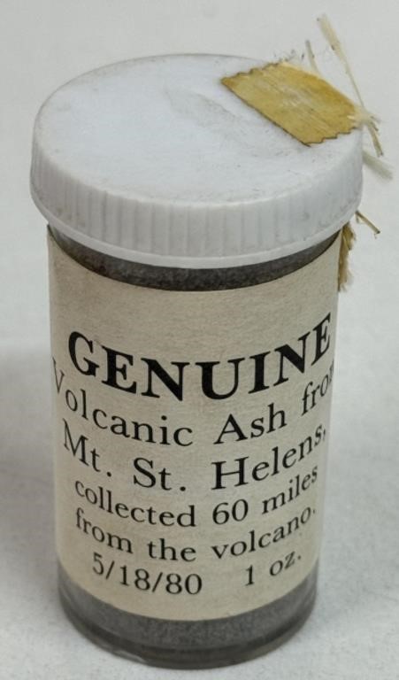 1980 1oz VOLCANIC ASH FROM MT. ST. HELENS