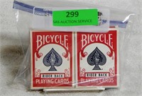 Bicycle poker cards, to complete decks, Rider back