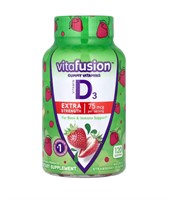 Vitafusion Extra Strength D3 Gummies 3000Iu,