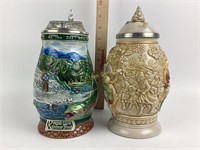Avon 1994 Father Christmas Lidded Beer Stein