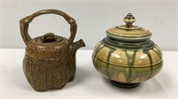Two Studio Art Pottery Pieces