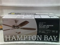 52" LED INDOOR CEILING FAN, NEW IN BOX