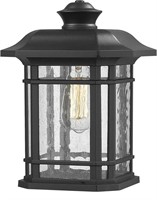 New Emliviar outdoor post light with seeded glass