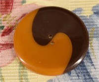 Large Bakelite Sew Through Cookie Button