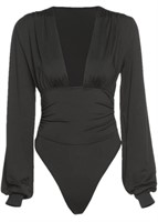 New, Women Skinny Body Tops Deep V Neck Sexy