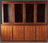 Skovby rosewood veneer china cabinet.