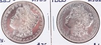 Coin  Morgan Silver Dollars 1885-O & 1885-P