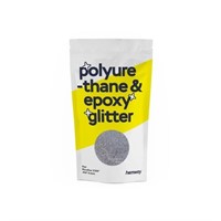 Sealed- Hemway SILVER Polyurethane & Epoxy Glitter
