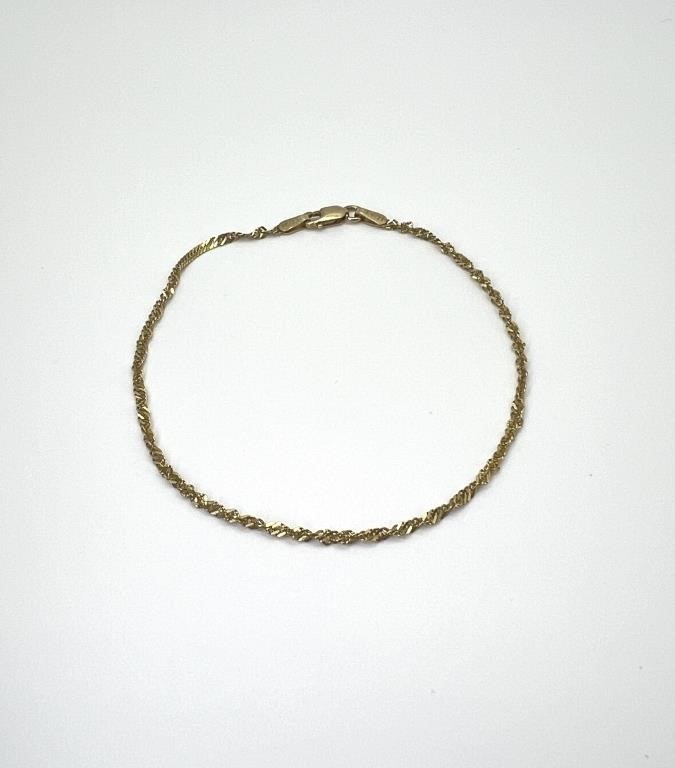 14K Gold Bracelet Made in Italy