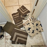 Set Bathroom Rugs, Animal Theme Towels