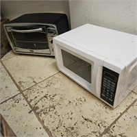Oster Stainless Toaster Oven, Small Microwave