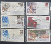 Packs of FDC Collectible Holiday Stamps
