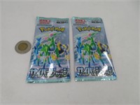 2 pack de cartes Pokémon Japonaise, neuf