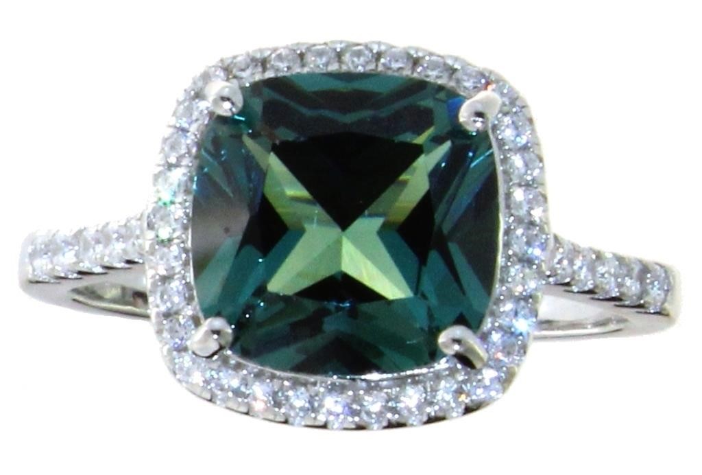 Cushion Cut 3.56 ct Color Change Pariaba Ring