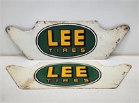 2 Lee Tires Display Signs