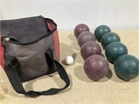 Bocce Ball w/ Bag, plastic