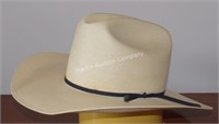 (B2) Resistol Long Oval Straw Cowboy Hat 7 3/8