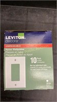 6ct Leviton Nylon Wallplates