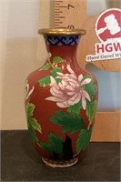 Chinese cloisonne vase