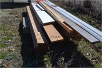 Asssortment of trime & Lumber