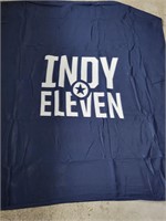 2 new indy eleven fleece blankets