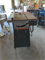 Sears Craftsman 10in tables saw on wheels