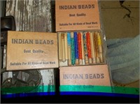 3 bead boxes and beads