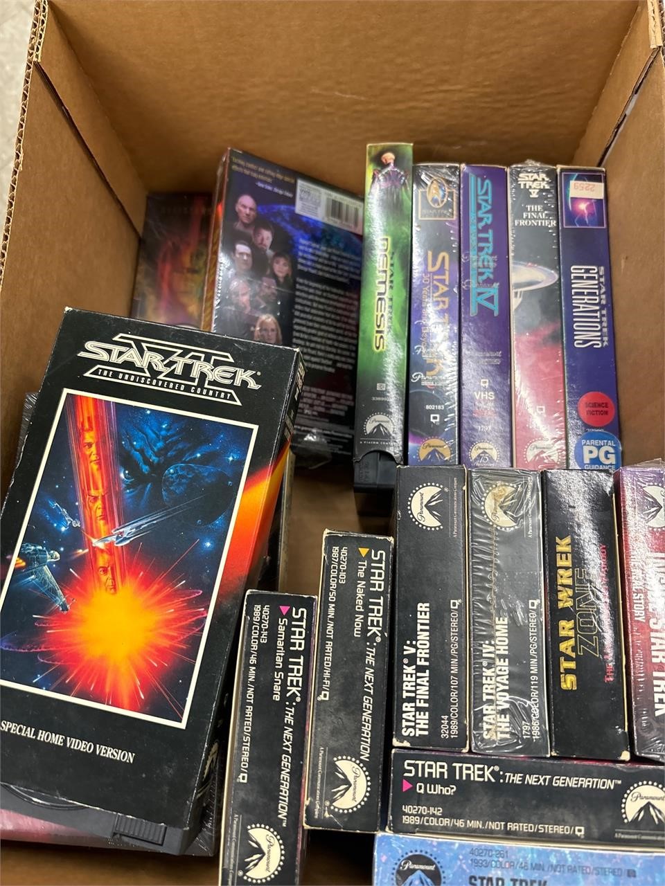 Star Trek VHS tapes