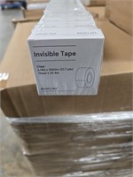 Clear Tape 12 Pack 3/4x1000 In