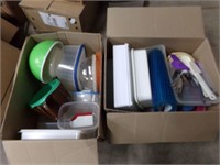 2 boxes, Tupperware, Rubbermaid and more