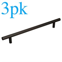 3pk Bar Pulls 7-9/16 Center Bronze Drawer Pull