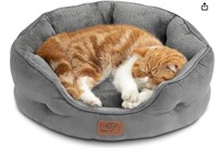 Bedsure Small Dog Bed, Round Pet BeD