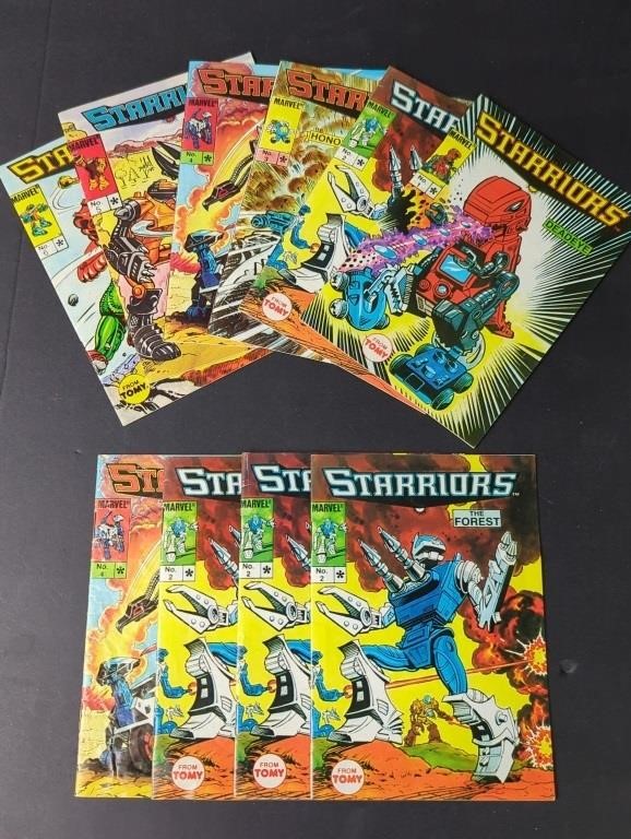 Marvel Starriors Mini Comics x 10 - 1984