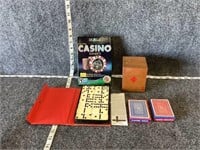 Playing Cards, Box, Dominoes, and PC Casino Game