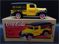 COCA-COLA 1947 CANOPY DELIVERY VAN BANK DIE CAST C