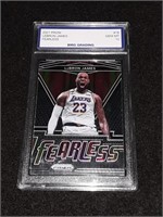 Lebron James 2021 Prizm GEM MT 10 Fearless