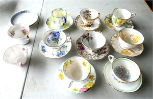 Cups & Saucers 2 Shelly Sets +1 Cup Only