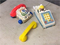 VINTAGE FISHER PRICE TELEPHONE ^ POP UP PAL
