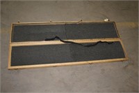 Wood Gun Case, Approx 51"x11"x3 1/2"