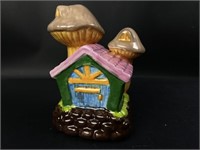 Ceramic Painted Cottagecore Mushroom House
