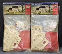 (M) Two Plasticville 2-Story House Sets, The