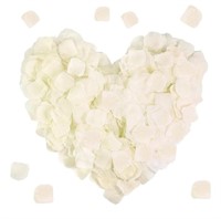 1000 PCS Artificial Silk Ivory Rose Petals