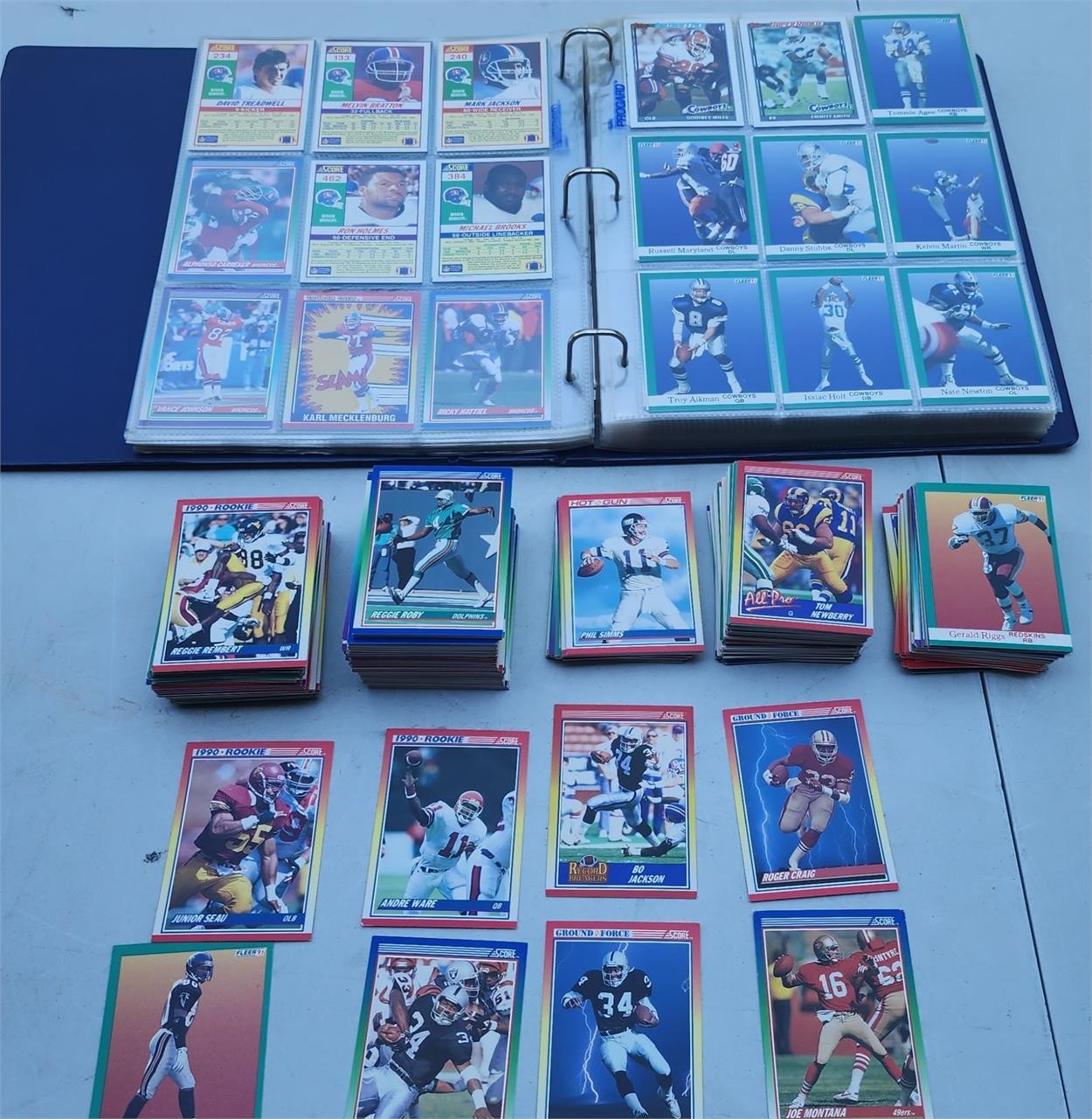 1990 1991 Score Fleer Football Cards Bo Jackson ++