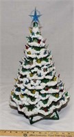 CERAMIC CHRISTMAS TREE - MISSING 5 LIGHTS