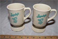 VINTAGE LENDY'S BIG BOY COFFEE CUPS