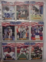 Complete set of 300 1992 All World football cards