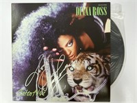 Autograph COA Diana Ross Vinyl